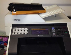 Une imprimante professionnelle compatible avec des cartouches recyclables